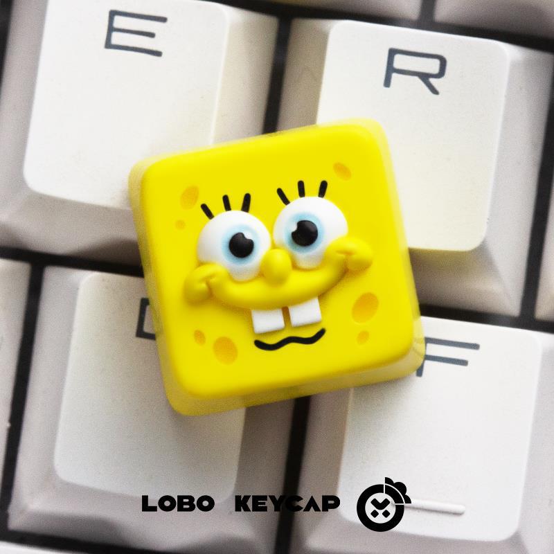 Spongebob~Series Themed Spongebob Squarepants Patrick Star Squidward Personalized Resin Art Keycaps - Image 3